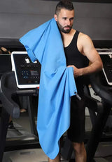 ActiveSwift Quick-Dry Sports Towel 40 × 80 cm – Lightweight Microfibre Gym Towel | Sweat Absorbent | Travel Pouch Included