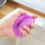 PureScrub Silicone Cleaning Pad – Reusable Kitchen Dish Brush & Non-Scratch Scrubber | Hygienic Multi-Purpose Cleaner