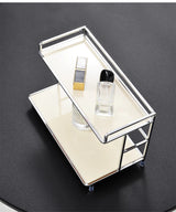 Loftmere 2-Tier Storage Stand – Modern Metal Organiser Rack | Minimalist Countertop Storage Shelf