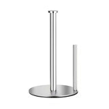 CounterEase Stainless Steel Paper Towel Holder – Countertop Paper Towel Stand | Weighted Base | Space-Saving Kitchen Organizer