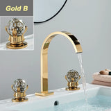 Bellmont Avery Widespread Basin Tap – Luxury 3-Hole Bathroom Mixer | Solid Brass Dual Handle Vanity Faucet
