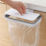 ClipBin Hanging Bag Holder – Portable Cabinet Trash Bag Hook | Compact Waste Organiser