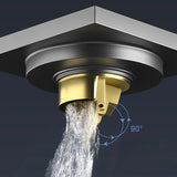 PureFlow Square Shower Drain – Brushed 304 Stainless Steel Floor Waste | Anti-Odour Bathroom Drain Cover