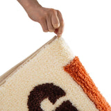 Velveté “Get Naked” Bath Rug – Luxury Microfibre Shaggy Bathroom Mat | Non-Slip Modern Bathroom Décor