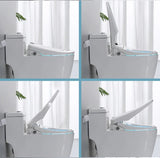 Virello SensiSpa Smart Bidet Seat – Automatic Heated Toilet Seat with Warm Wash, Dryer & Touch-Free Lid | Luxury Square Bathroom Upgrade
