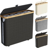 Veloura Covered Toilet Roll Holder – Modern Bathroom Paper Storage Container | Minimalist Bathroom Organisation