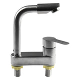 SteelEase Kitchen Mixer Tap – Stainless Steel Hot & Cold Sink Faucet | Modern Single Lever Kitchen Tap