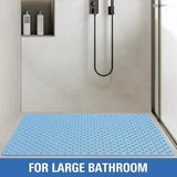 HydroGrip Square Shower Mat – Non-Slip Quick-Drain Bath Mat | Comfort Massage Surface