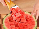 FruitEase Multi-Function Fruit Prep Tool – Stainless Steel Mango & Avocado Slicer | Fruit Peeler, Splitter & Scoop | Precision Kitchen Cutting Tool