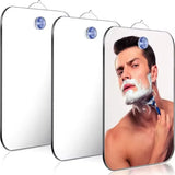 ClearMist Fog-Free Shower Mirror – Portable Acrylic Bathroom Mirror | Suction & Hook Mount Design