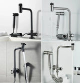 SteelFlow Pro360 Utility Faucet – 3040 Stainless Steel Swivel Tap | Cold Water Kitchen & Outdoor Sink Mixer