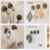 Nordale Walnut Wall Hook – Solid Wood Coat & Accessory Hanger | Minimalist Scandinavian Storage