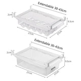 ClearNest Fridge Storage Drawer – Transparent Under-Shelf Refrigerator Organiser | Space-Saving Food Container
