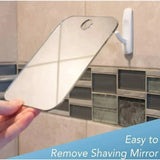 ClearMist Fog-Free Shower Mirror – Portable Acrylic Bathroom Mirror | Suction & Hook Mount Design