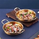 CasaFlame Stainless Steel Paella Pan – Multi-Purpose Sauce & Seafood Cooking Pan | Durable Kitchen Cookware