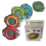 CollapsoChef Silicone Colander – Foldable Kitchen Strainer Basket | Space-Saving Food Prep Essential
