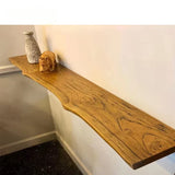 Alderwyn Live Edge Floating Shelf – Solid Wood Wall Shelf | Rustic Modern Home Storage