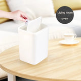 OrbitMini Desktop Waste Bin – Compact Swing Lid Bin | Modern Desk & Home Organiser