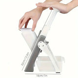 PrepEase Multi-Cut Vegetable Chopper – Adjustable Stainless Steel Food Dicer & Manual Kitchen Slicer