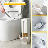 Nuvessa Slim Bathroom Bin – Ultra-Narrow Waste Basket with Lid | Modern Space-Saving Rubbish Bin