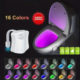 GlowWave Motion Toilet Light – RGB LED Bathroom Night Light | Smart Sensor Toilet Illumination