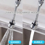 HydroPivot Stainless Steel Tap Extender – 360° Swivel Kitchen Aerator | Water-Saving Faucet Attachment