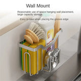 SinkVault Stainless Steel Sink Organiser – Drill-Free Kitchen Storage Rack | Modern Countertop Tidy