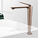 Aurelia Tower Basin Mixer – Brushed Gold Vessel Sink Faucet | Luxury Tall Bathroom Tap