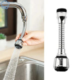 HydroPivot Stainless Steel Tap Extender – 360° Swivel Kitchen Aerator | Water-Saving Faucet Attachment
