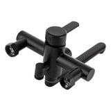 FlowMaster Wall-Mounted Kitchen Tap – Stainless Steel Mixer Faucet | Pull-Out Side Sprayer & 360° Swivel