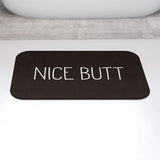 NoirMuse Statement Bath Mat – Non-Slip Microfibre Bathroom Rug | Bold Modern Bathroom Décor