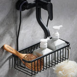 AquaOrdnung Aluminum Wall Shelf – Space-Saving Bathroom & Kitchen Organizer | Black, White & Grey