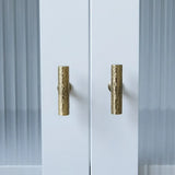 Atelier Forge Hammered Brass Handles – Vintage Bronze Cabinet Pulls | Artisan Furniture Hardware