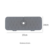 SplashGuard Sink Mat – Silicone Faucet Splash Protector | Water-Absorbing Countertop Drying Pad