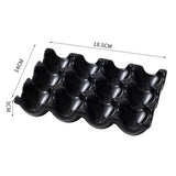 Céravie Ceramic Egg Storage Tray – Modern Refrigerator Egg Holder | Elegant Kitchen Organisation