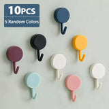 Velmora StickMate Self-Adhesive Silicone Wall Hooks – Strong No-Drill Multipurpose Hanging Hooks (5 or 10 Pack) | Removable Space-Saving Home Organisers