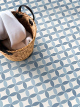 NordicTyle 12-Piece Scandinavian Floor & Wall Sticker Set – Thick PVC Peel-and-Stick Tiles for Modern Home Décor