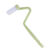 Cleanova EdgeSweep Toilet Brush – Curved Deep-Clean Bathroom Brush with Ergonomic Handle | Precision Rim & Corner Cleaner