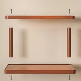 Eloria BambuCasa 2-Tier Bamboo Storage Shelf – Eco-Friendly Kitchen & Tea Room Organiser with Carry Handles | Natural Countertop Display Rack