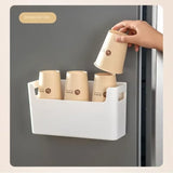 Novalith FlexiRack No-Drill Cabinet Door Organiser – Multifunctional Foil Holder, Spice Rack & Kitchen Storage Tray | Space-Saving Inner Shelf System