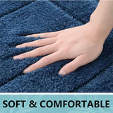 CloudSoft Luxe Bath Mat – Ultra Absorbent Microfibre Bathroom Rug | Non-Slip Quick-Dry Comfort Mat