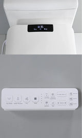 Virello SensiSpa Smart Bidet Seat – Automatic Heated Toilet Seat with Warm Wash, Dryer & Touch-Free Lid | Luxury Square Bathroom Upgrade