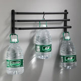 SlateBar Matte Black Towel Rail – Aluminium Wall-Mounted Holder | Modern Space-Saving Bathroom Storage
