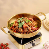 CasaFlame Stainless Steel Paella Pan – Multi-Purpose Sauce & Seafood Cooking Pan | Durable Kitchen Cookware