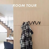 Skandoré Metal Wall Hook Rack – Scandinavian 3-Hook Coat & Key Holder | Modern Entryway Storage