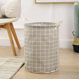 LinenVault Storage Hamper – Foldable Canvas Laundry Basket | Waterproof Multi-Purpose Organiser