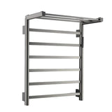 Auréline Smart Heated Towel Rail – WiFi Electric Towel Warmer | Luxury Brushed Gold Bathroom Heater