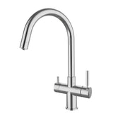 Aquavero Fusion 5-in-1 Kitchen Mixer Tap – Filtered Drinking Water Faucet | Solid Brass Chrome Sink System
