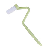 Cleanova EdgeSweep Toilet Brush – Curved Deep-Clean Bathroom Brush with Ergonomic Handle | Precision Rim & Corner Cleaner