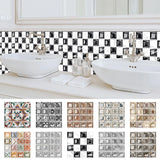 MosaicGlow Peel & Stick Tiles – 3D Waterproof Wall Stickers | Decorative PVC Mosaic Panels for Kitchens & Bathrooms